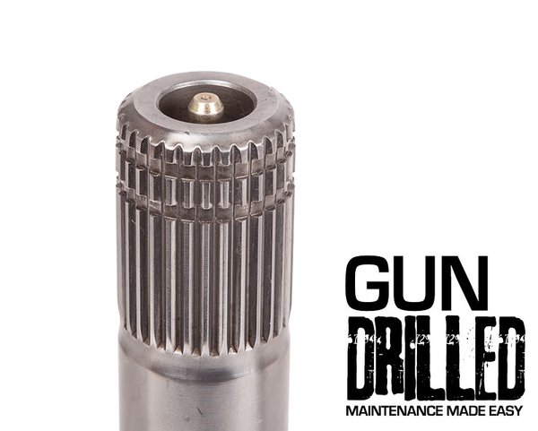fj80 double grooved outer axle for drive flanges