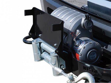 westin winch license plate mount