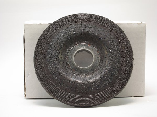 Angle grinder standard grinding wheel bottom with smooth arbor