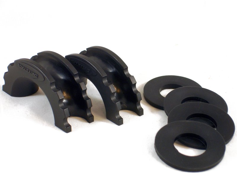Pack of 2 Isolators Washers Kit Fits 3/4 inch Shackle Gear Design Rattling Protection MuHize Black D-Ring Shackle Cover 2 Pcs Shackle Isolator and 4 Pcs Washer 