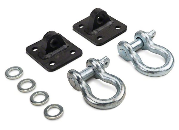 rough country d ring shackles and mounts