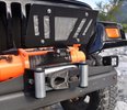 Cascade 4x4's Flipster Winch License Plate Mount Flipped Up