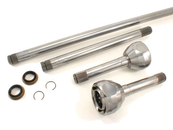 marlin crawler 30 spline chromoly axle kit for fj40, fj55, and fj70