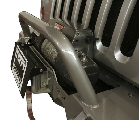 license plate mount for winch