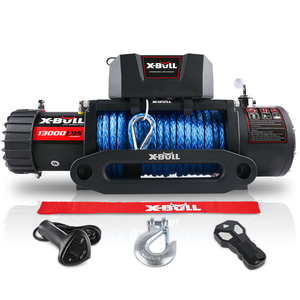 X-Bull 13000lb XB Synthetic Rope Blue Winch 13000 lb winch