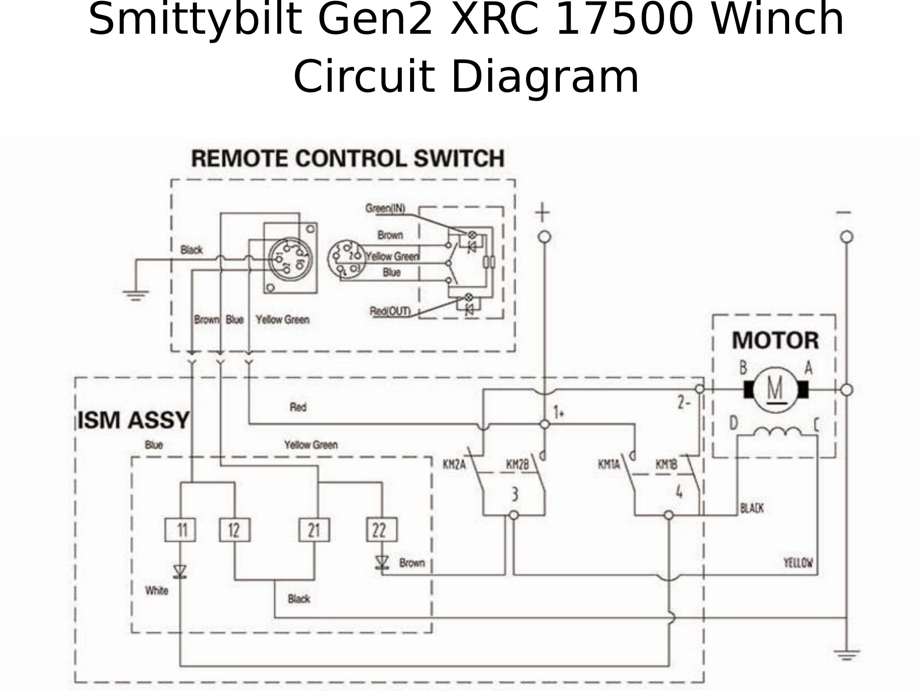 Smittybilt Winch Solenoid Wiring Diagram - Complete Wiring Schemas.